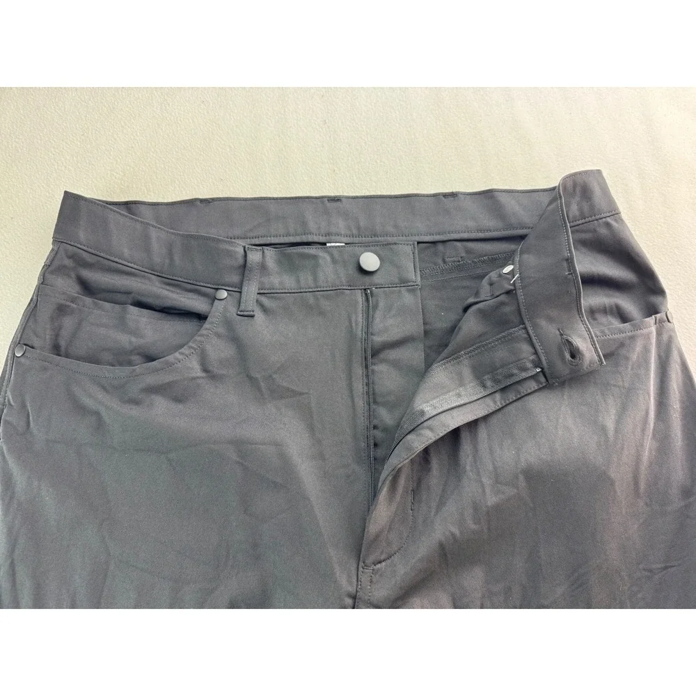 Stylus Mens Black Polyester Performance Dress Pants Size‎ 36x36 Modern Fit